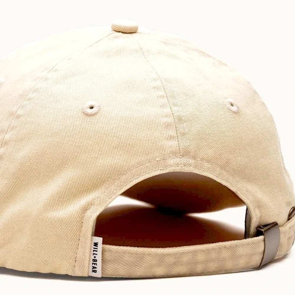 Will + Bear More Trees Bone White Adjustable Hat 100% Cotton New With Tags